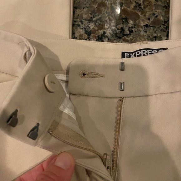 NWOT Express Editor Tan Pants - Picture 3 of 12